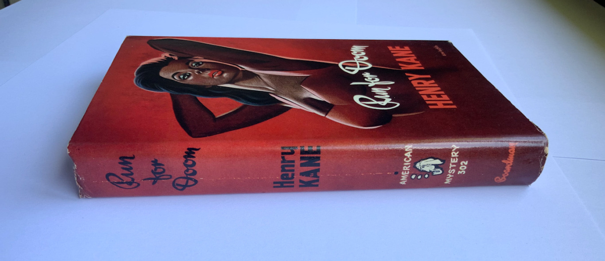 RUN FOR DOOM British crime book by Henry Kane 1960 1st edition